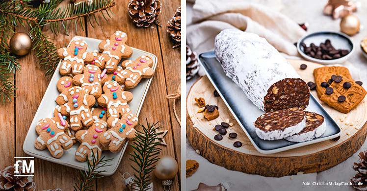 Lebkuchenmännchen und Kekssalami