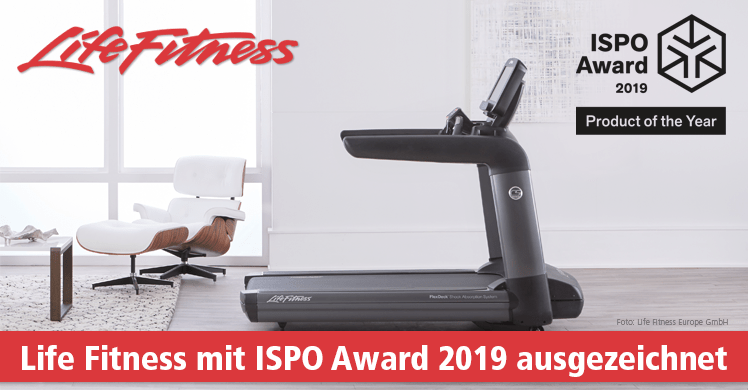 Life Fitness gewinnt ISPO Award 2019