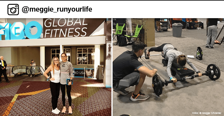 Meggie Schneider (@meggie_runyourlife) bei ihrem Besuh auf der FIBO USA in Orlando