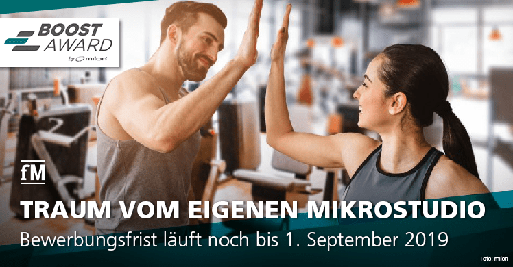 milon BOOST Award: Jetzt 50.000 Euro Gründerförderung sichern.
