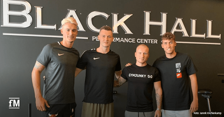 Jannik Kirchenkamp trainiert in seinem Studio Profisportler