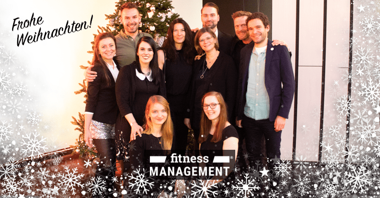 Frohe Weihnachten! Wünscht Ihnen das gesamte Team der fitness MANAGEMENT