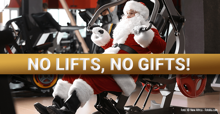 No lifts, no gifts! Weihnachten international