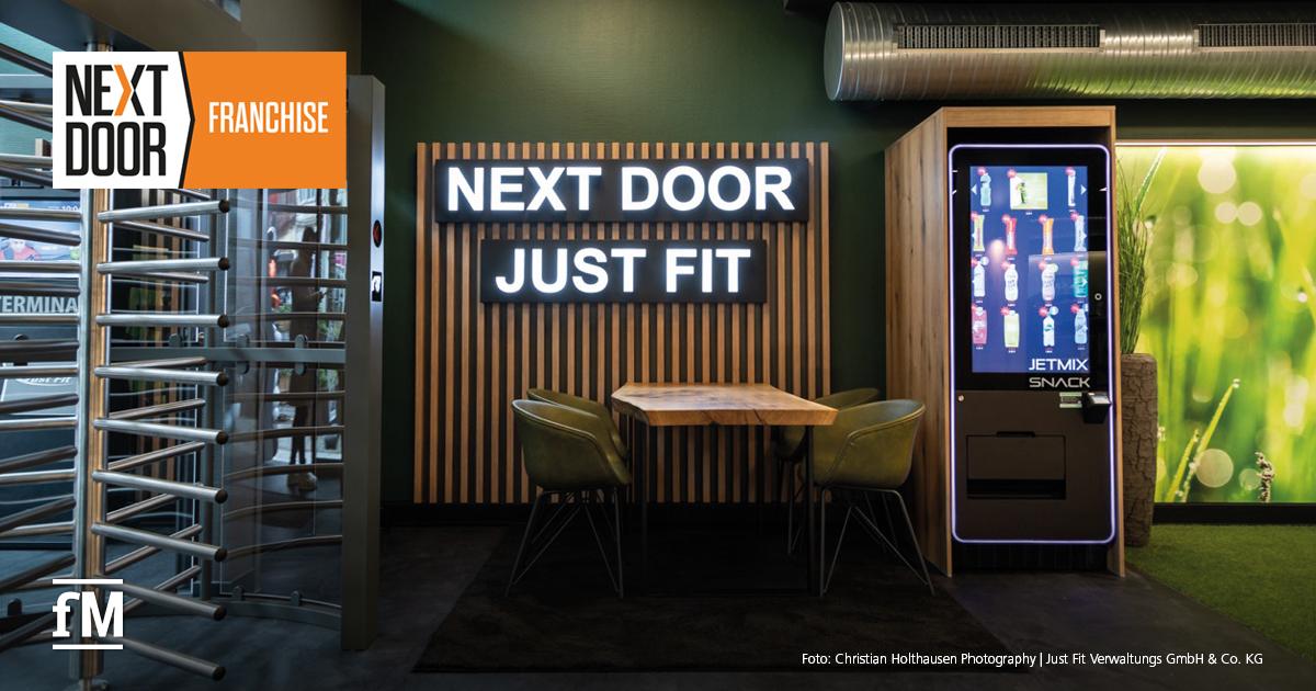 NEXT DOOR by Just Fit Innenansicht eines Fitnessstudios