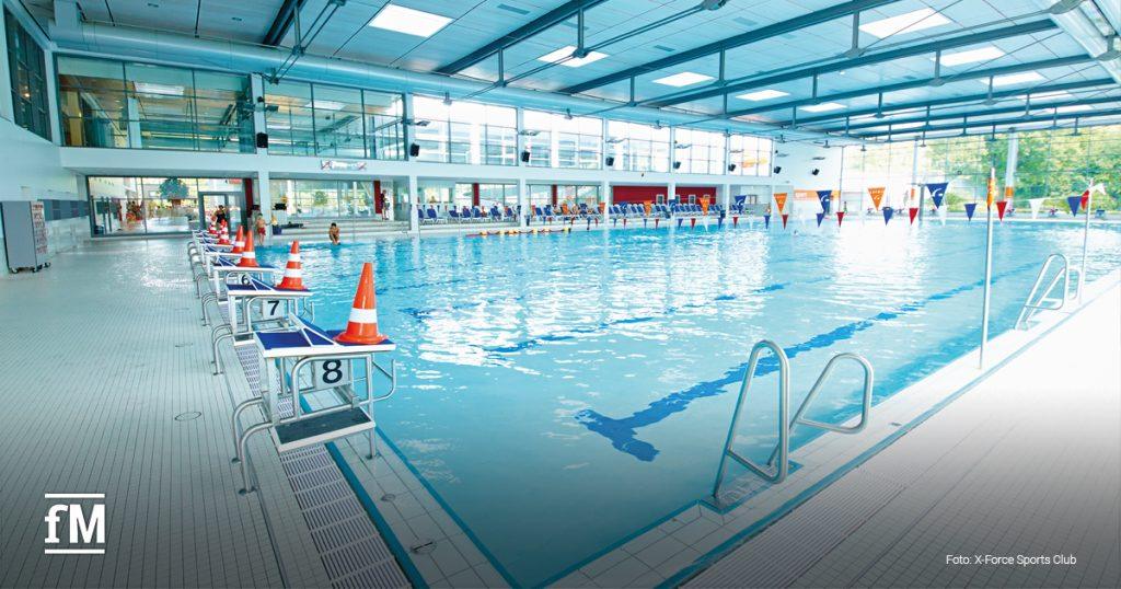Schwimmbad im Studio des Monats April 2025 von fitness MANAGEMENT und DSSV: X-Force Osnabrück