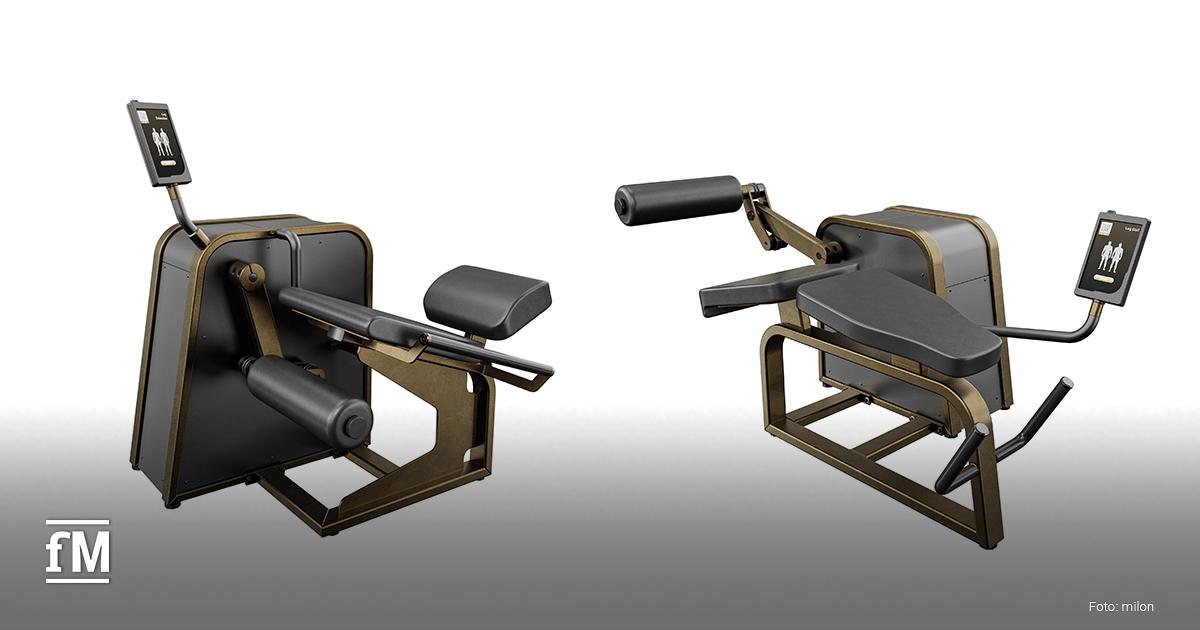 pump Leg Extention und pump Prone Leg Curl von milon