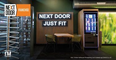 NEXT DOOR by Just Fit Innenansicht eines Fitnessstudios