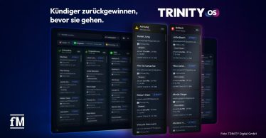 TRINITY OS mit Übersicht potenziell gefährdeter Mitglieder und unterschiedlicher Kündigungsrisiken.